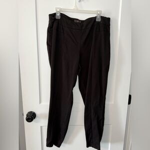 Fenn Wright Manson Black Relaxed Trousers with Elastic Waistband
